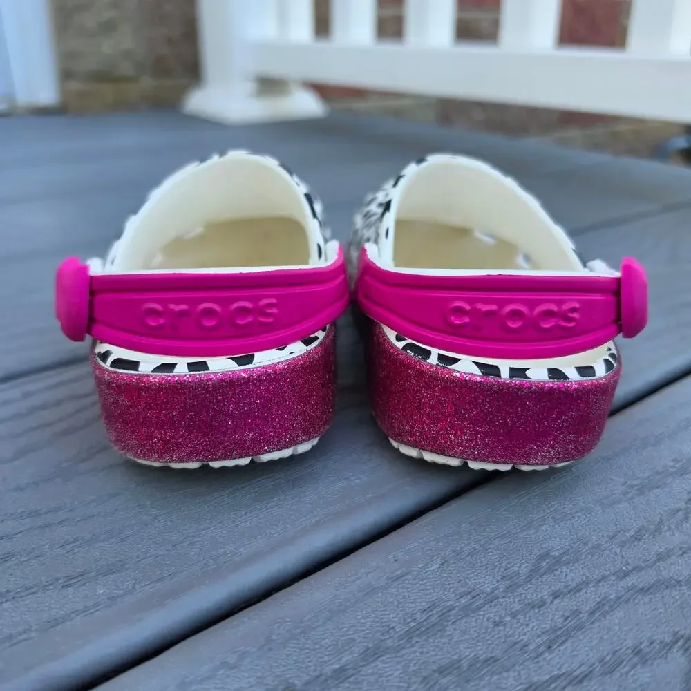 Crocs Kids L.O.L Surprise! Diva Classic Clog Leopard Print with Jibitz, Size C11